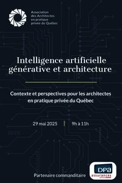 Intelligence artificielle générative et architecture
