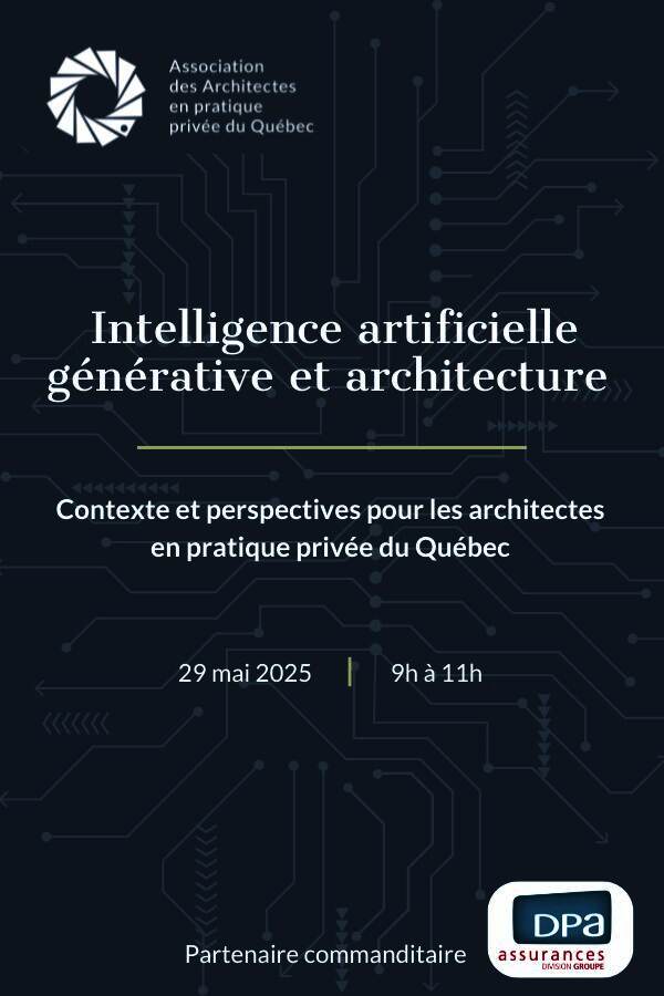 Intelligence artificielle générative et architecture